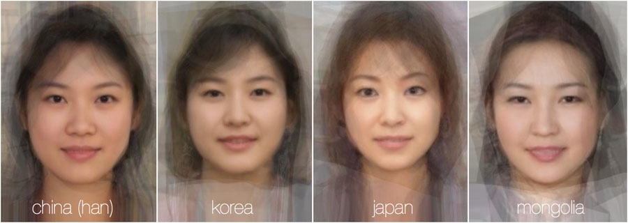 مقایسه چهره زنان در 38 کشور دنیا (واقعیه) 1