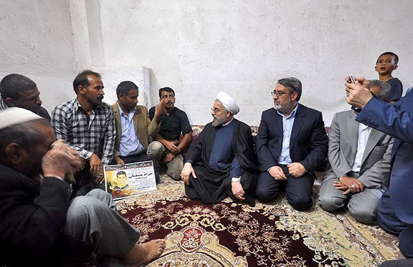 روحانی در بوشهر