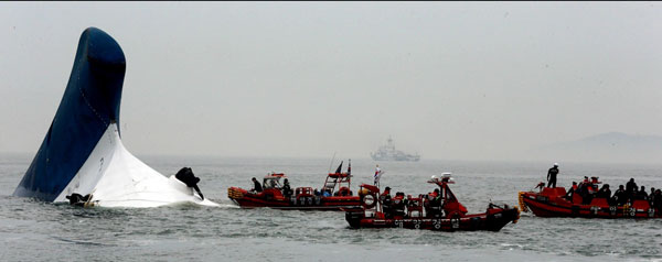 118578 857 غرق شدن کشتی در کره جنوبی با 477 مسافر + تصاویر