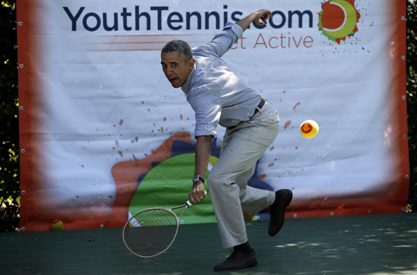 119644 135 قصه گفتن جالب اوباما در مراسم عید پاک آمریکا +عکس