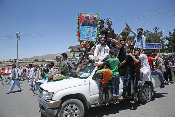 تظاهرات مردم افغانستان در اعتراض به تقلب در انتخابات 1
