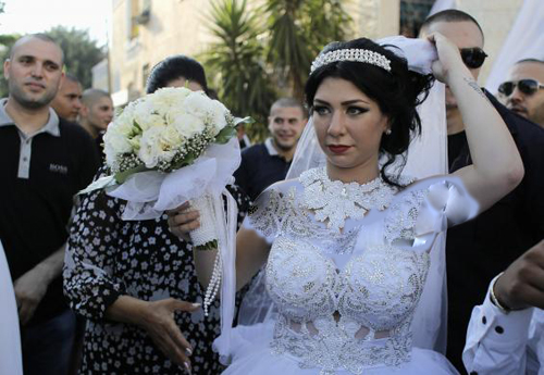 (تصاویر) ازدواج‌‌ جنجالی پسر مسلمان و دختر یهود