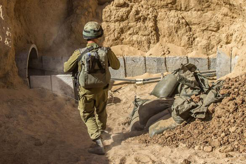 (تصاویر) سربازان اسرائیلی در تونل‌های غزه 