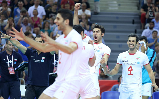 (تصاویر) دیدار والیبال ایران و ایتالیا 1