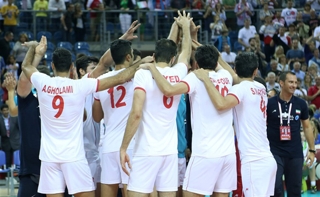 (تصاویر) دیدار والیبال ایران و ایتالیا 