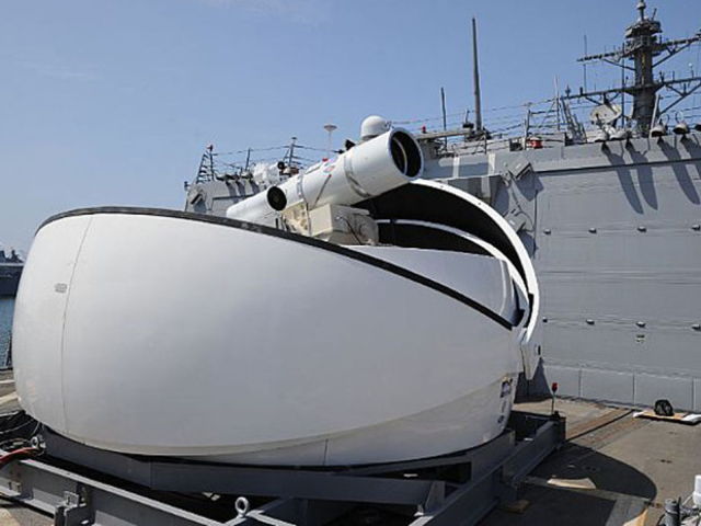 (تصاویر) استقرار فناوری نظامی لیزری آمریکا در خلیج فارس