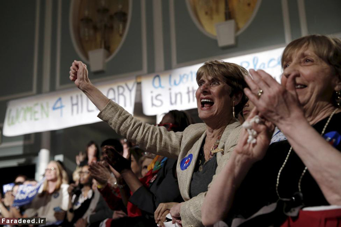 (تصاویر) زنان طرفدار هیلاری کلینتون