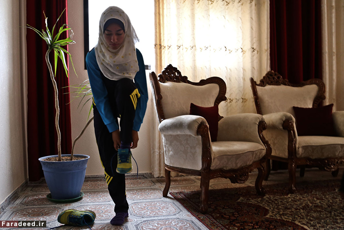 (تصاویر) دختری که برای فلسطین می‌دود