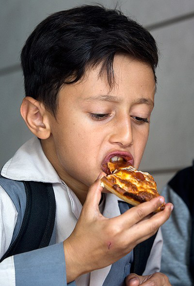 (تصاویر) زنگ خطر چاقی در مدارس
