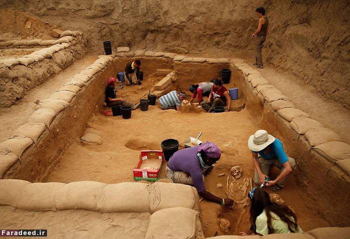 تصاویر/ کشف اولین گورستان ساکنان باستانی فلسطین 1