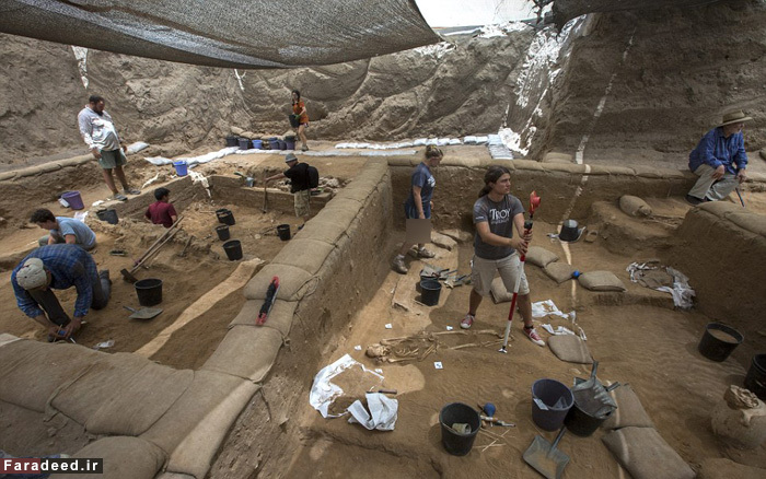 تصاویر/ کشف اولین گورستان ساکنان باستانی فلسطین 