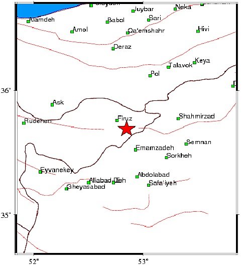 3 زلزله در اطراف تهران