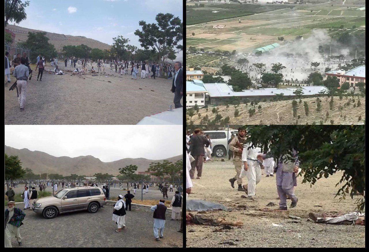 وقوع سه انفجار در مراسم خاکسپاری در کابل