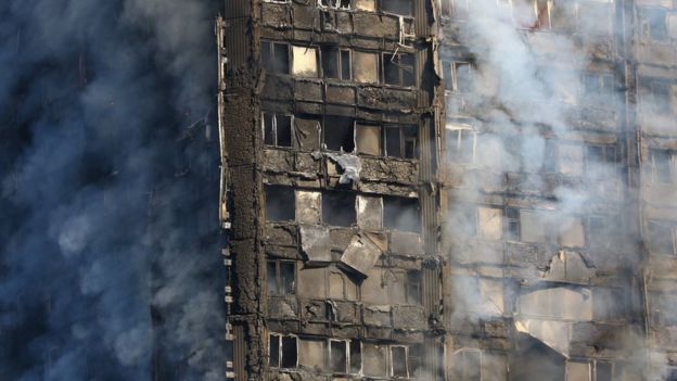 آتش‌سوزی گسترده در برجی در غرب لندن