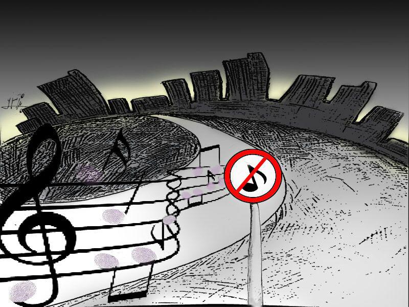 (کارتون) ممنوعیت برگزاری کنسرت در مشهد