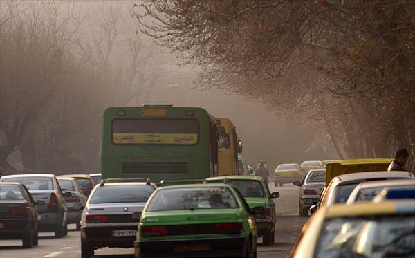 تصاویر آلودگی هوای تهران امروز