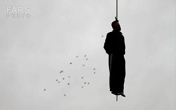 اعدام قاچاقچی مواد مخدر در قزوین +تصاویر