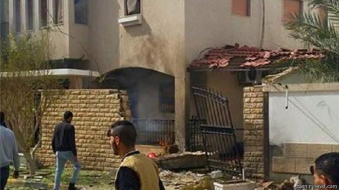 وقوع دو انفجار مقابل منزل سفیر ایران در لیبی