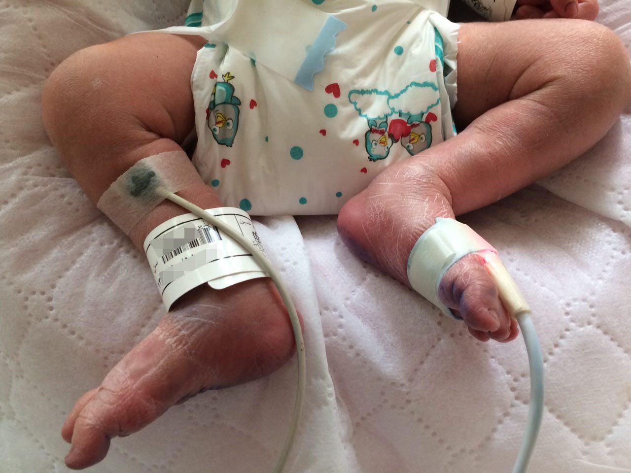تولد نوزاد پسر در بیابان‌های اطراف تهران