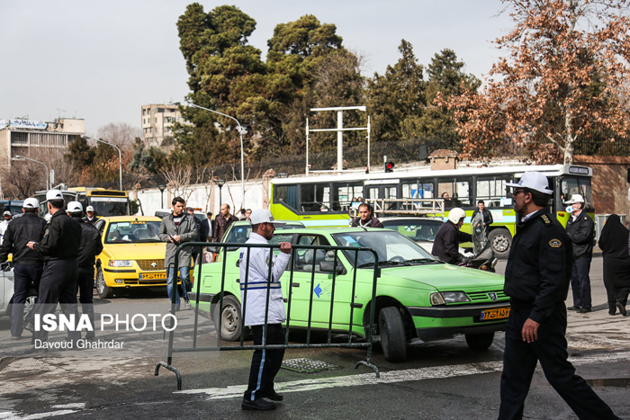 (تصاویر) بازگشایی خیابانِ مقابل پلاسکو