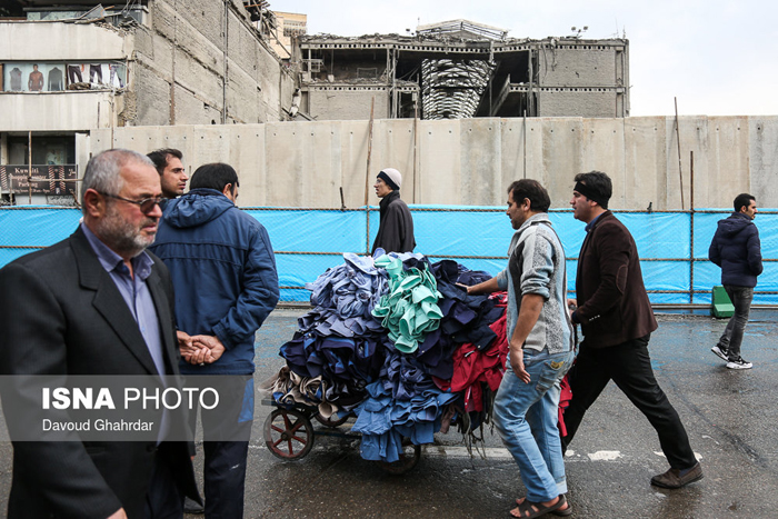 (تصاویر) بازگشایی خیابانِ مقابل پلاسکو