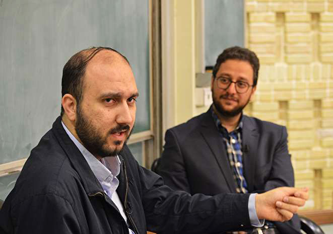 علی فروغی (رییس شبکه سه) و بشیر حسینی
