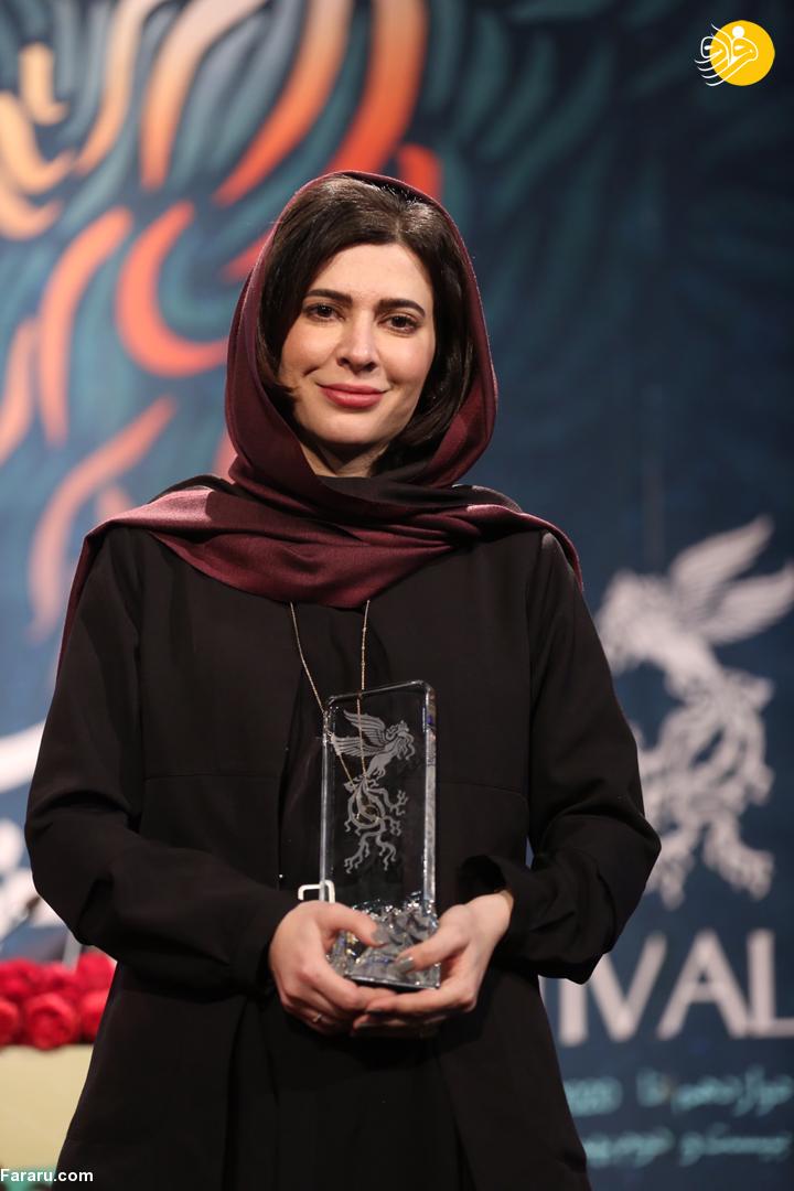 (تصاویر) نازنین احمدی بهترین بازیگر جشنواره فجر شد