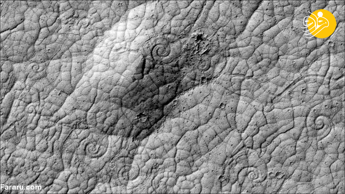(تصاویر) عجیب ترین تصاویر از سطح مریخ