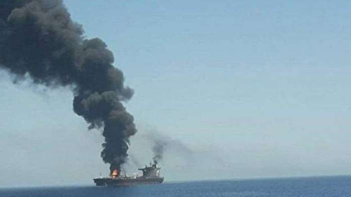  حمله به دو نفت‌کش در دریای عمان