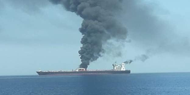  ژاپن: به 2 کشتی باری مرتبط با ژاپن در نزدیکی تنگه هرمز حمله شده است