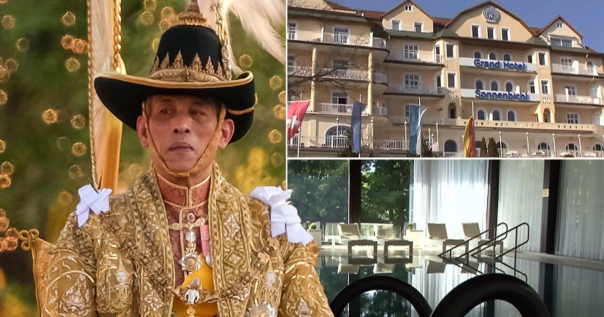 (عکس) پادشاه تایلند به همراه ۲۰ زن در یک هتل لوکس قرنطینه شد