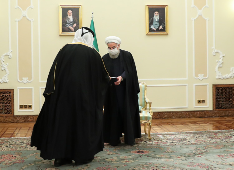 وزیر خارجه قطر با روحانی دیدار کرد