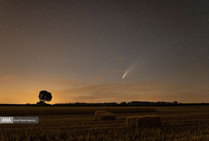(تصاویر) عبور درخشان‌ترین ستاره دنباله دار از کنار زمین