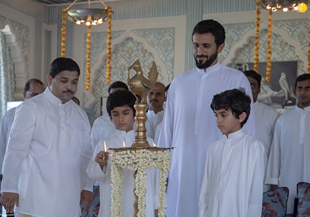 (ویدئو) جشن شاهزاده بحرین برای هندوها در ایام محرم