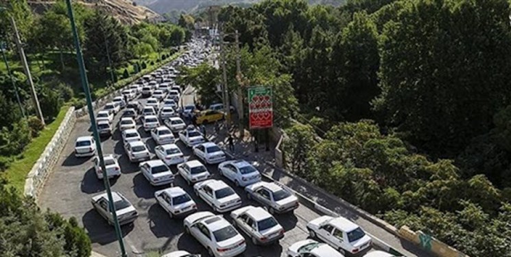 ترافیک سنگین در جاده فیروزکوه و ‌محور کندوان