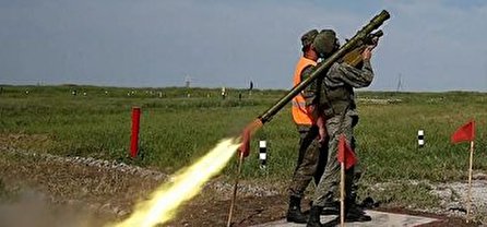 (ویدئو) حادثه هنگام شلیک دوش پرتاب توسط نظامی روس