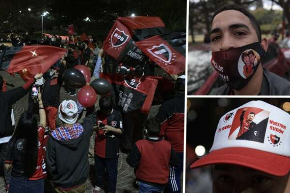 (عکس) تظاهرات خیابانی یک تیم فقیر برای جذب مسی