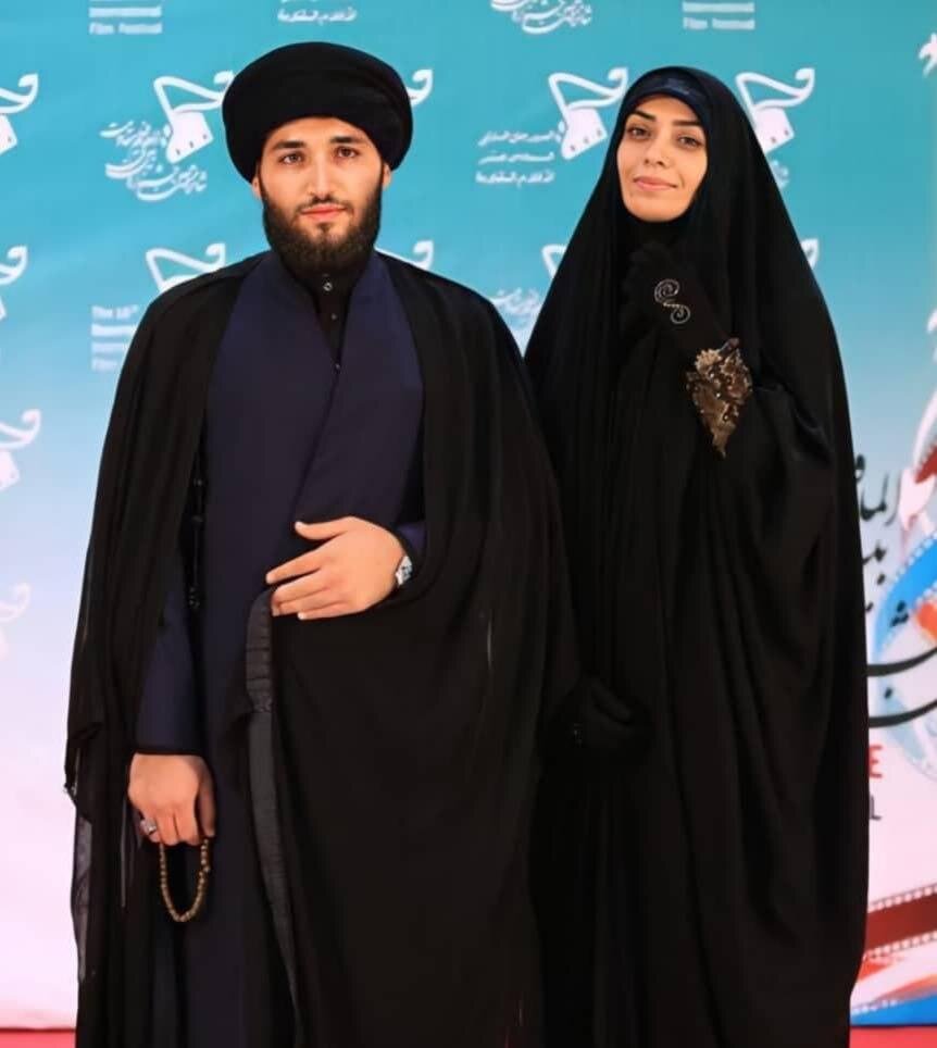 (عکس) الهام چرخنده و همسرش در افتتاحیه جشنواره فیلم مقاومت