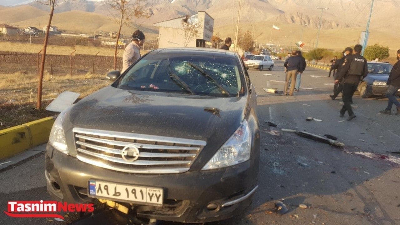 (فیلم و تصاویر) ترور محسن فخری زاده از دانشمندان هسته ای کشور در آبسرد دماوند +جزئیات