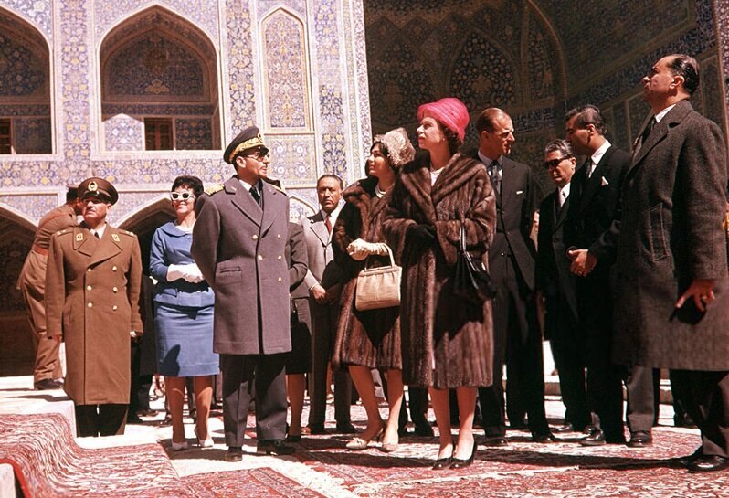 (تصویر) روزی که همسر ملکه انگلیس به تهران آمد