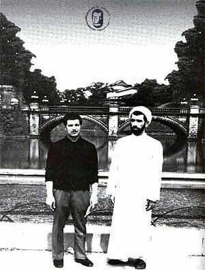 (عکس) هاشمی رفسنجانی در ژاپن با لباسی غیرمتعارف!