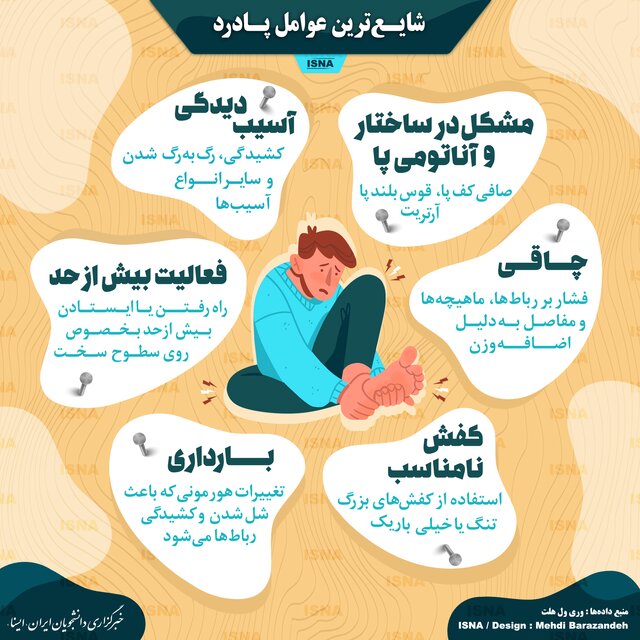 شایع‌ترین عوامل پادرد چیست؟