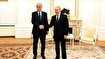 (ویدئو) استقبال پوتین از رئیس جمهور قزاقستان در کرملین
