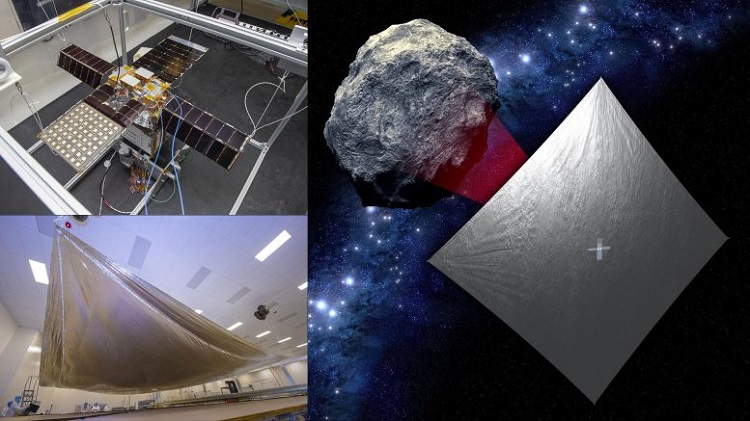 اولین فضاپیمای بادبانی برای شکار سیارک‌های خطرناک!