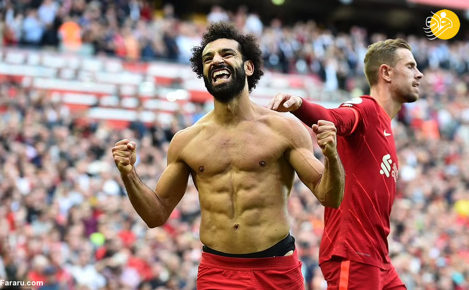 (تصاویر) عضلات بدن محمد صلاح سوژه شد 6