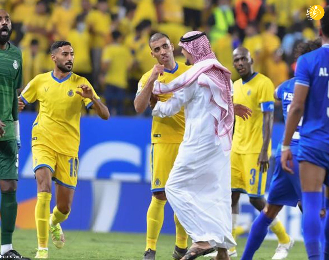 (ویدئو) درگیری شدید در پایان بازی الهلال و النصر 4