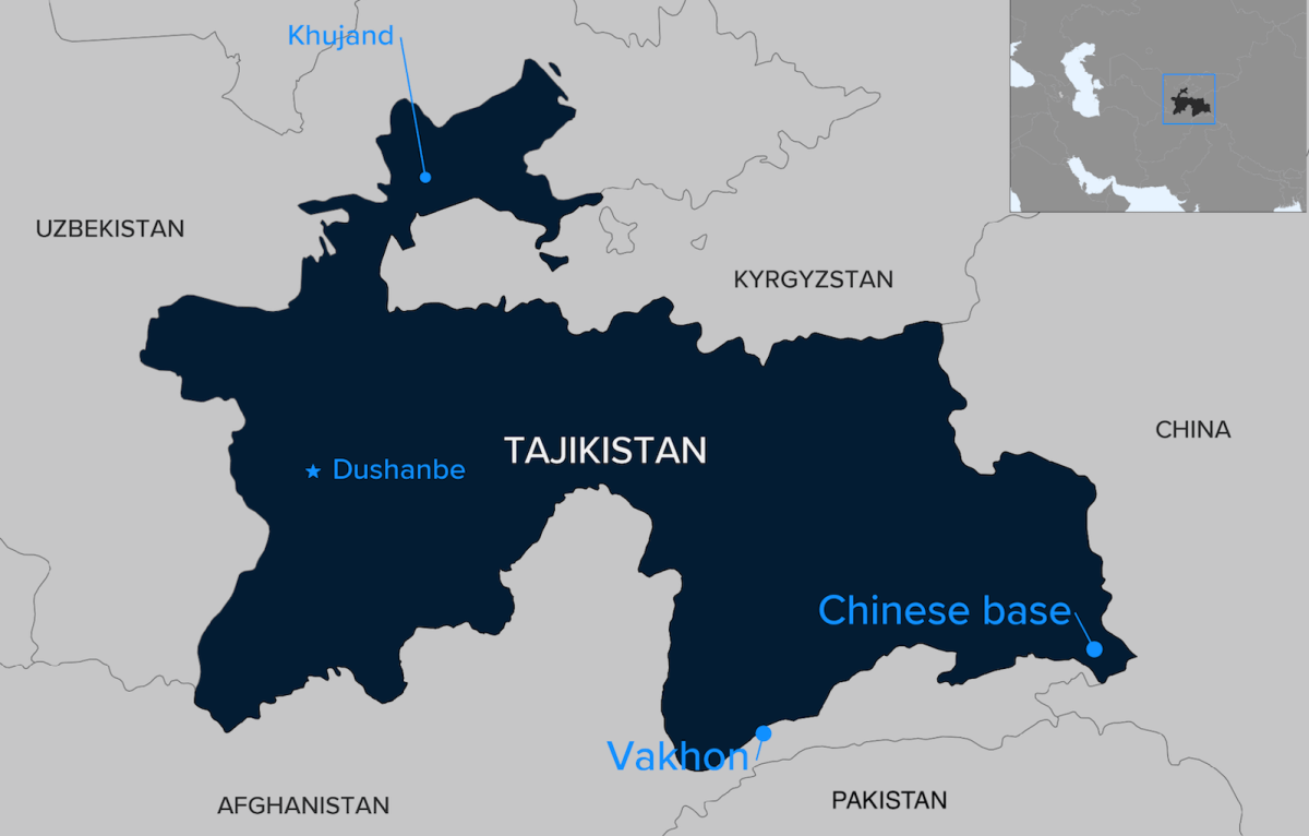 چین و احداث یک پایگاه جاسوسیِ مرموز در خاک تاجیکستان