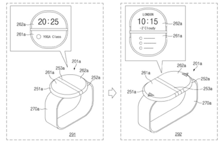 ساعت‌های هوشمند جدید سامسونگ با صفحه نمایش قابل چرخش