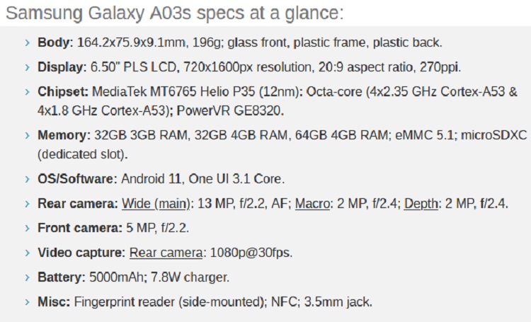 بررسی گوشی اقتصادی سامسونگ گلکسی A03s //