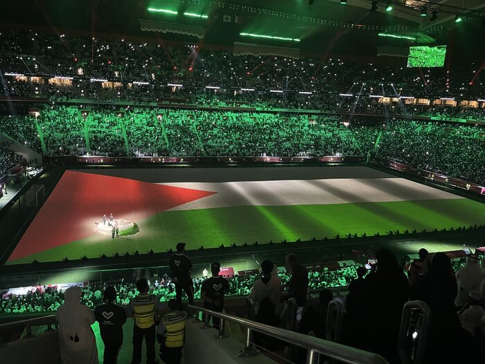 تصاویری از افتتاحیه باشکوه جام جهانی فوتبال کشور‌های عربی
